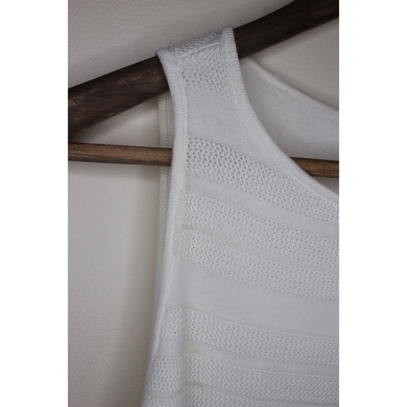 WHBM Layered Shadow Stripe Pullover Long Tank NWT - Picture 7 of 9